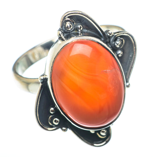 Carnelian Rings handcrafted by Ana Silver Co - RING74201