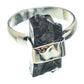 Black Tourmaline Rings handcrafted by Ana Silver Co - RING74210