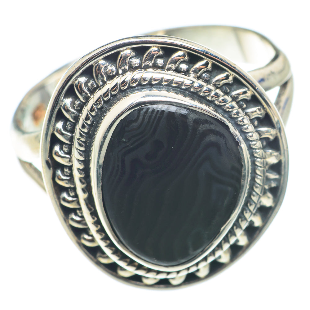 Psilomelane Rings handcrafted by Ana Silver Co - RING74211