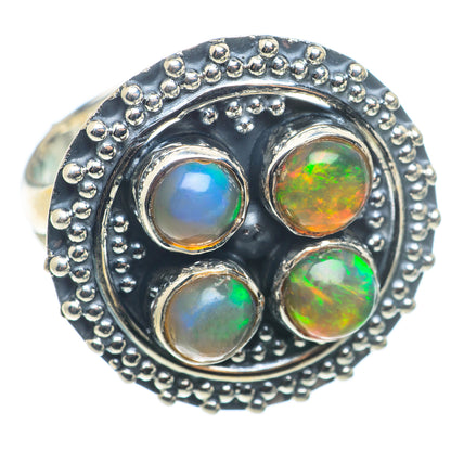Ethiopian Opal Rings handcrafted by Ana Silver Co - RING74216
