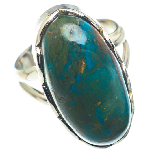 Chrysocolla Rings handcrafted by Ana Silver Co - RING74222