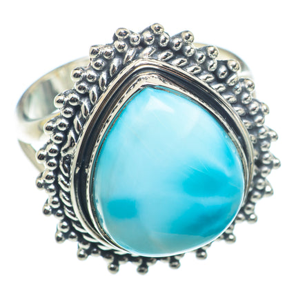 Larimar Rings handcrafted by Ana Silver Co - RING74226