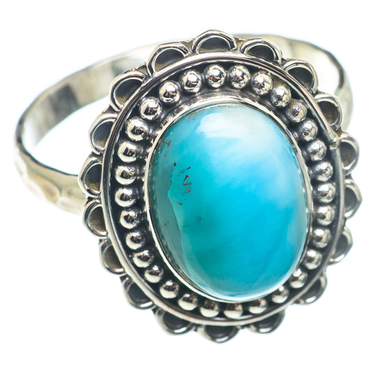 Larimar Rings handcrafted by Ana Silver Co - RING74229