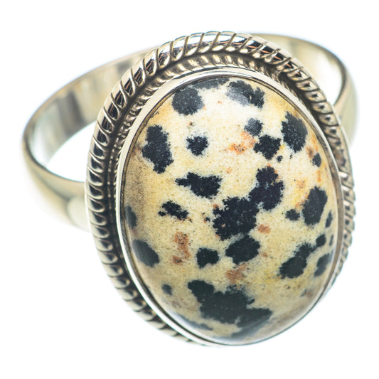 Dalmatian Jasper Rings handcrafted by Ana Silver Co - RING74236