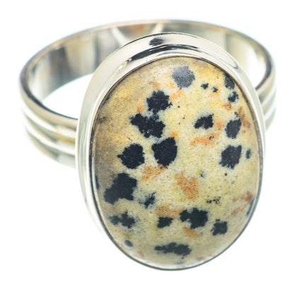 Dalmatian Jasper Rings handcrafted by Ana Silver Co - RING74239