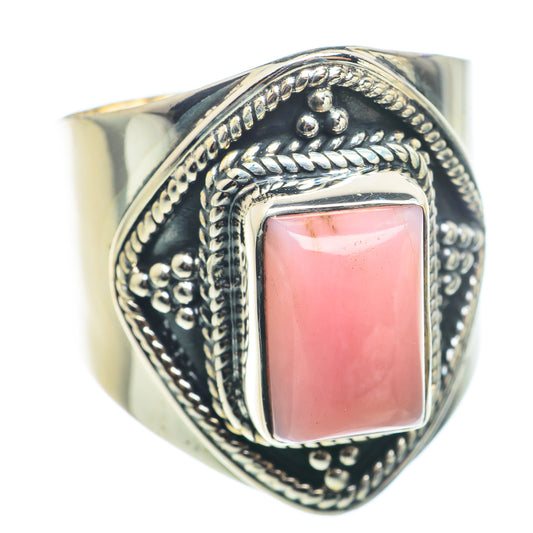 Pink Opal Rings handcrafted by Ana Silver Co - RING74243