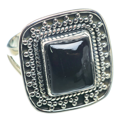 Black Onyx Rings handcrafted by Ana Silver Co - RING74248