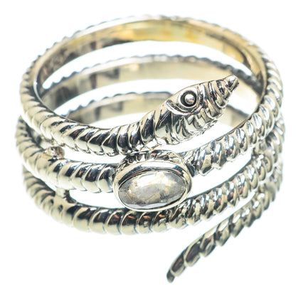 Rainbow Moonstone Rings handcrafted by Ana Silver Co - RING74251