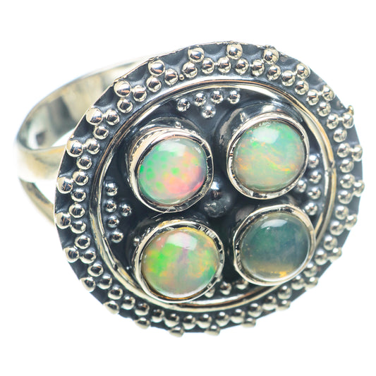 Ethiopian Opal Rings handcrafted by Ana Silver Co - RING74254