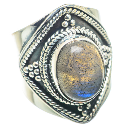 Labradorite Rings handcrafted by Ana Silver Co - RING74260