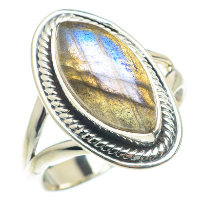 Labradorite Rings handcrafted by Ana Silver Co - RING74264