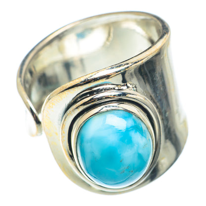 Larimar Rings handcrafted by Ana Silver Co - RING74265