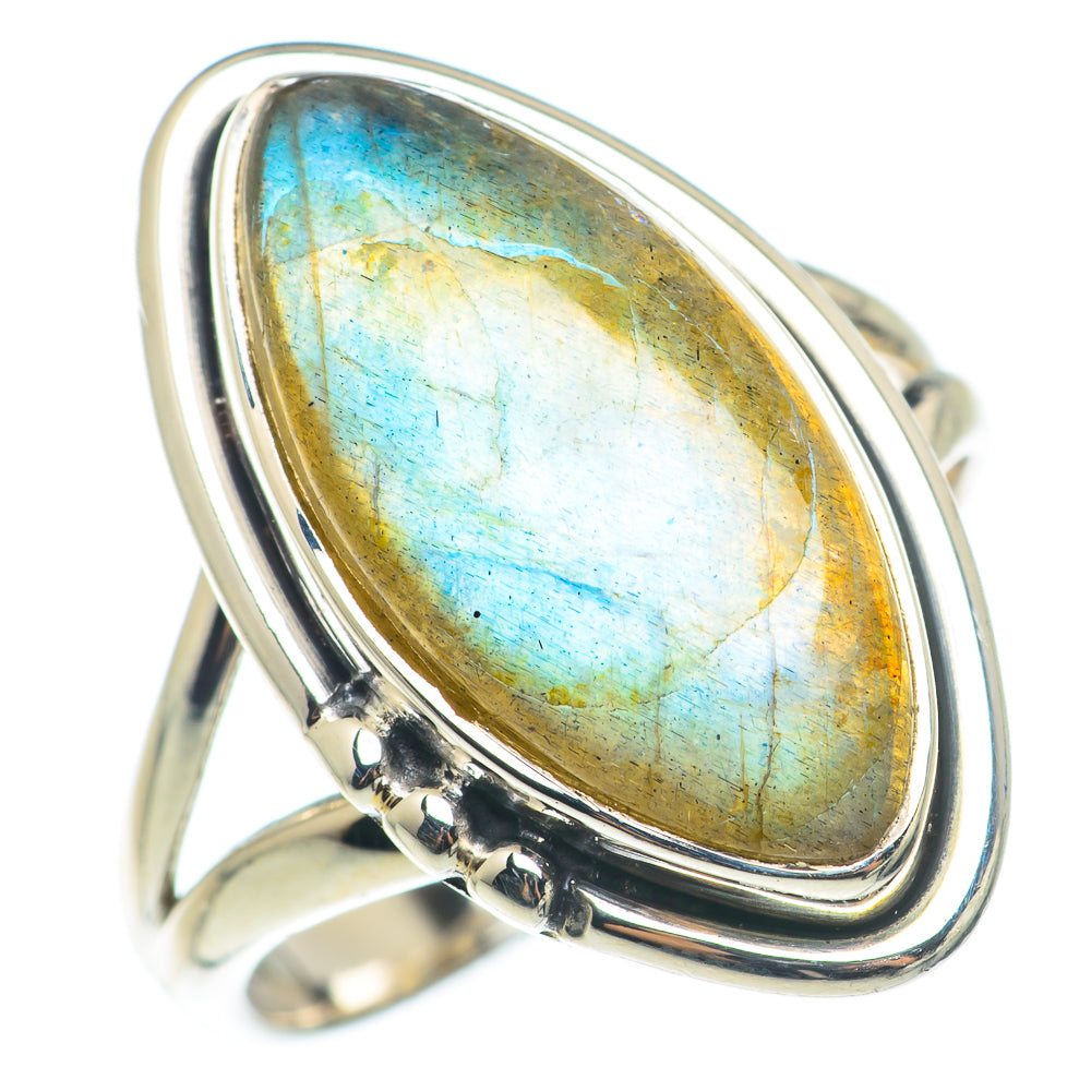 Labradorite Rings handcrafted by Ana Silver Co - RING74268