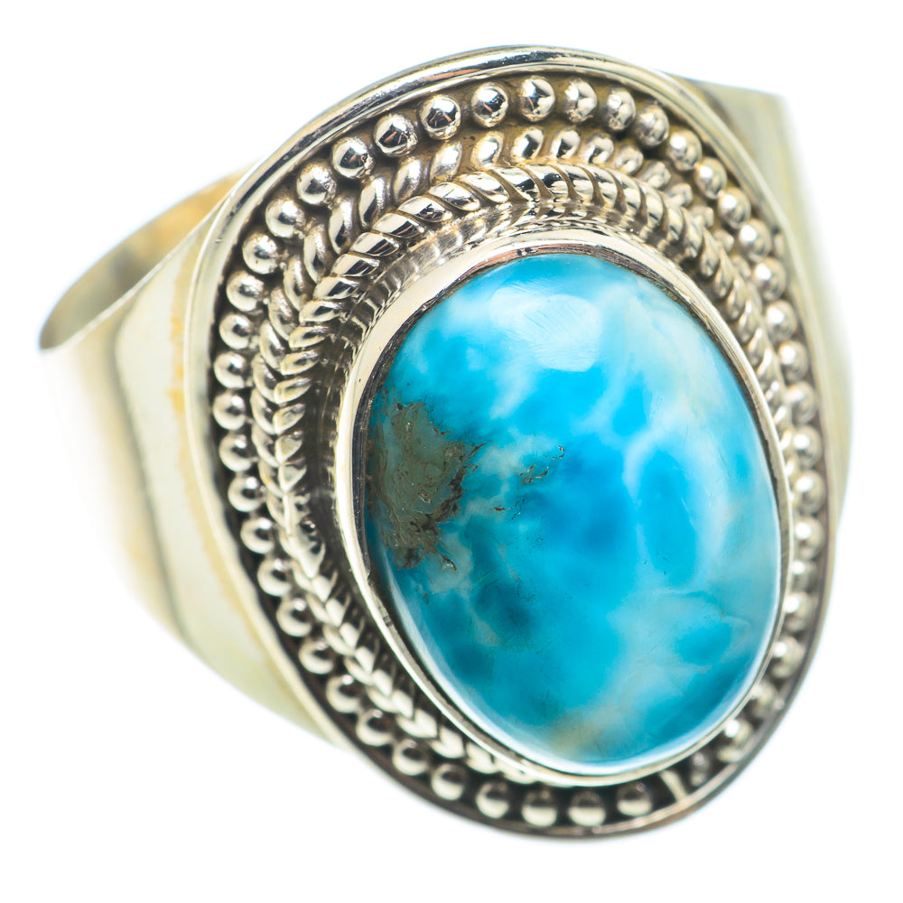 Larimar Rings handcrafted by Ana Silver Co - RING74269