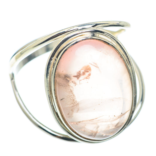 Rose Quartz Rings handcrafted by Ana Silver Co - RING74280