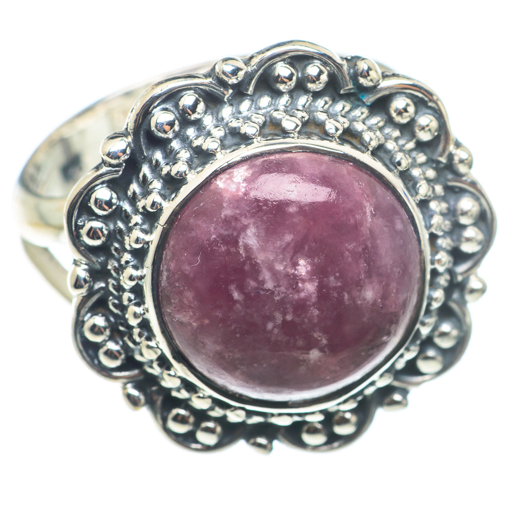 Lepidolite Rings handcrafted by Ana Silver Co - RING74281