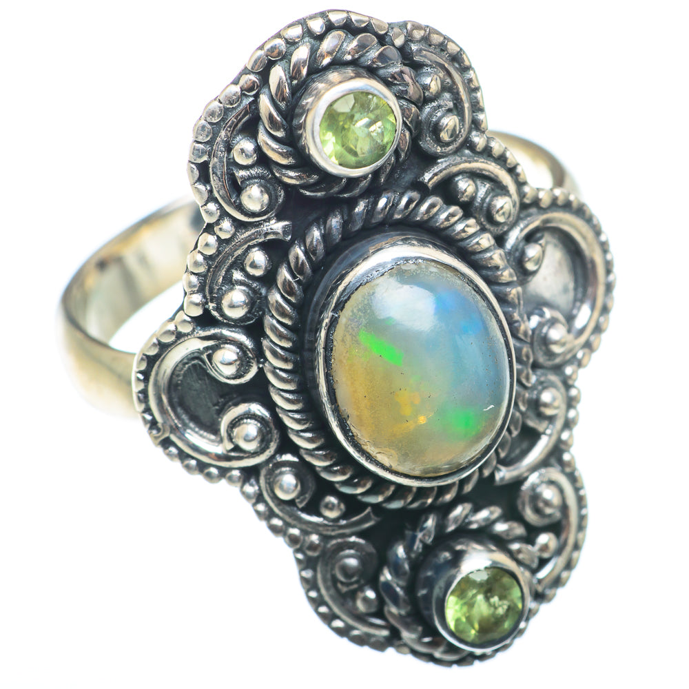 Ethiopian Opal Rings handcrafted by Ana Silver Co - RING74292