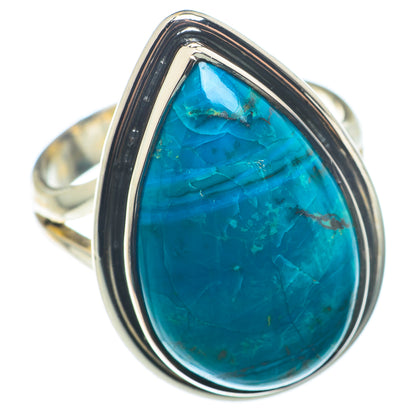 Chrysocolla Rings handcrafted by Ana Silver Co - RING74303