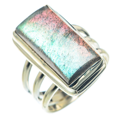 Labradorite Rings handcrafted by Ana Silver Co - RING74308