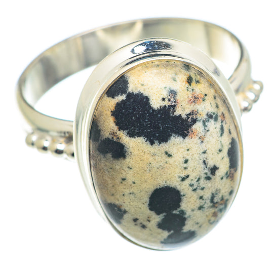 Dalmatian Jasper Rings handcrafted by Ana Silver Co - RING74309 - Photo 2