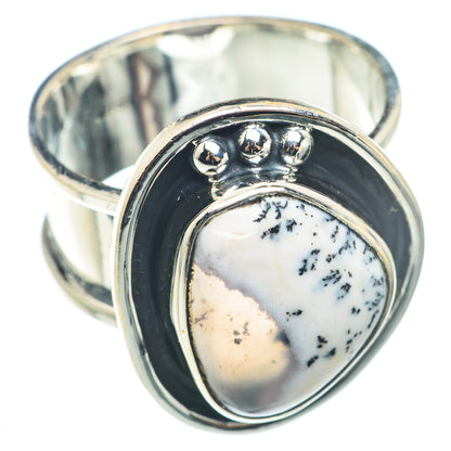 Dendritic Opal Rings handcrafted by Ana Silver Co - RING74328