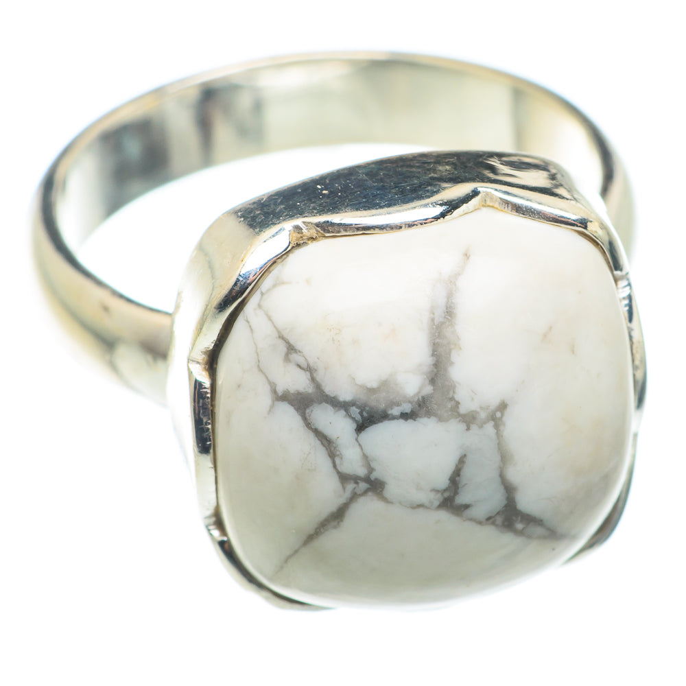 Howlite Rings handcrafted by Ana Silver Co - RING74329