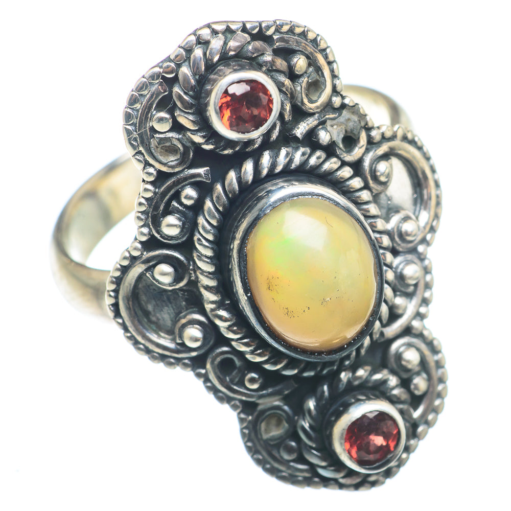 Ethiopian Opal Rings handcrafted by Ana Silver Co - RING74330