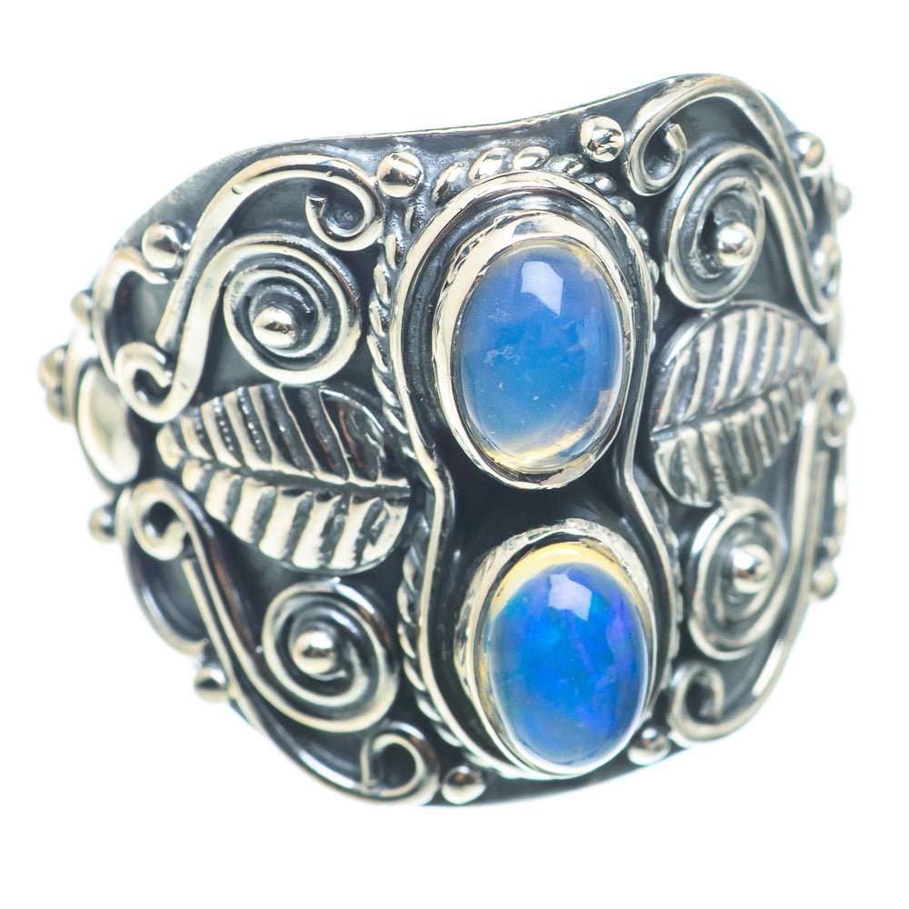 Ethiopian Opal Rings handcrafted by Ana Silver Co - RING74331