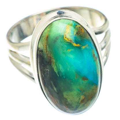 Peruvian Opal Rings handcrafted by Ana Silver Co - RING74333