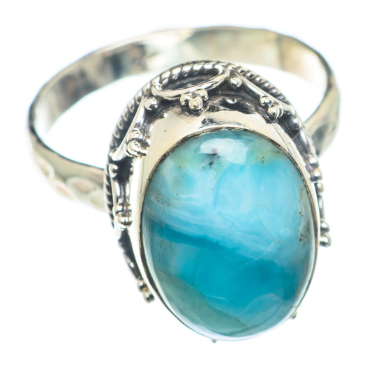 Larimar Rings handcrafted by Ana Silver Co - RING74339