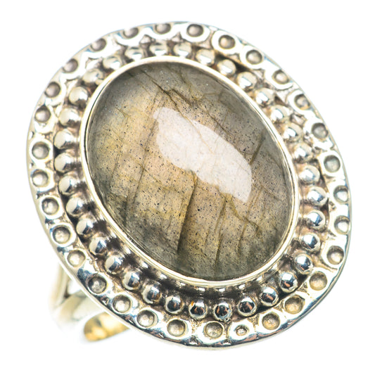 Labradorite Rings handcrafted by Ana Silver Co - RING74342