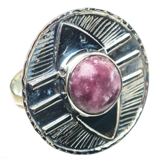 Lepidolite Rings handcrafted by Ana Silver Co - RING74349