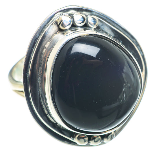Black Onyx Rings handcrafted by Ana Silver Co - RING74355