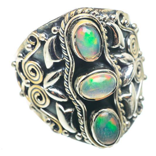 Ethiopian Opal Rings handcrafted by Ana Silver Co - RING74362