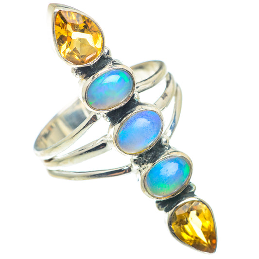 Ethiopian Opal Rings handcrafted by Ana Silver Co - RING74364
