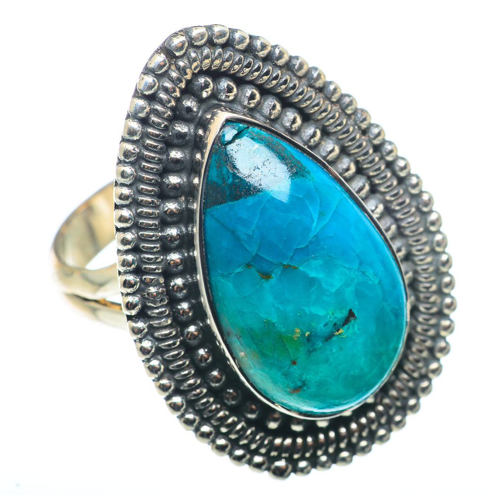 Chrysocolla Rings handcrafted by Ana Silver Co - RING74370