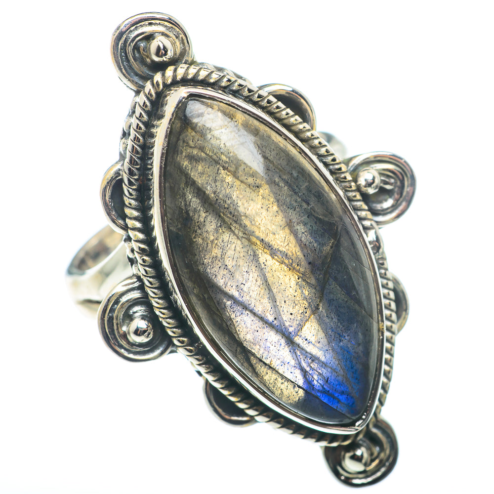 Labradorite Rings handcrafted by Ana Silver Co - RING74374