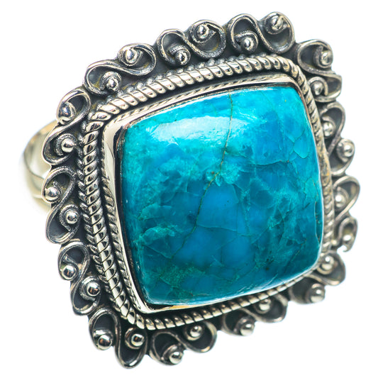 Chrysocolla Rings handcrafted by Ana Silver Co - RING74375