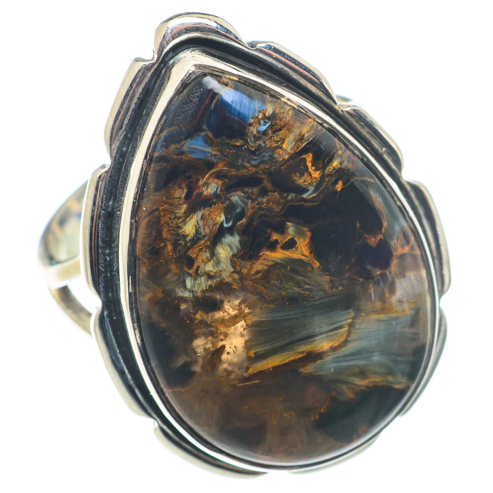 Golden Pietersite Rings handcrafted by Ana Silver Co - RING74383
