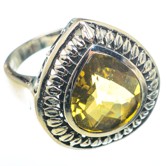 Citrine Rings handcrafted by Ana Silver Co - RING74400