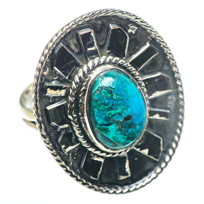Chrysocolla Rings handcrafted by Ana Silver Co - RING74405