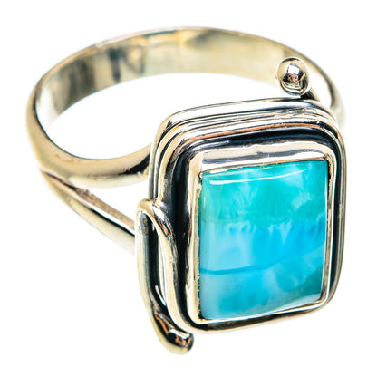Larimar Rings handcrafted by Ana Silver Co - RING74408