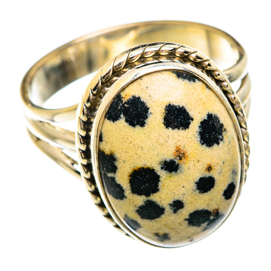 Dalmatian Jasper Rings handcrafted by Ana Silver Co - RING74418