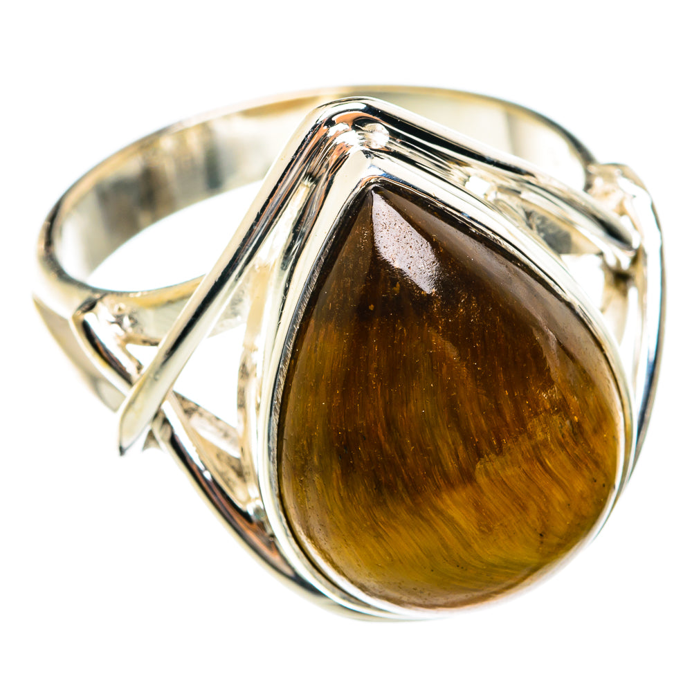 Tiger Eye Rings handcrafted by Ana Silver Co - RING74419