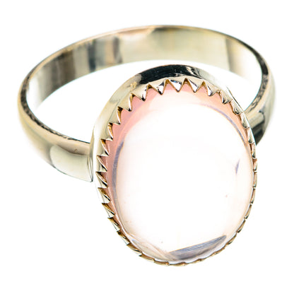 Rose Quartz Rings handcrafted by Ana Silver Co - RING74422