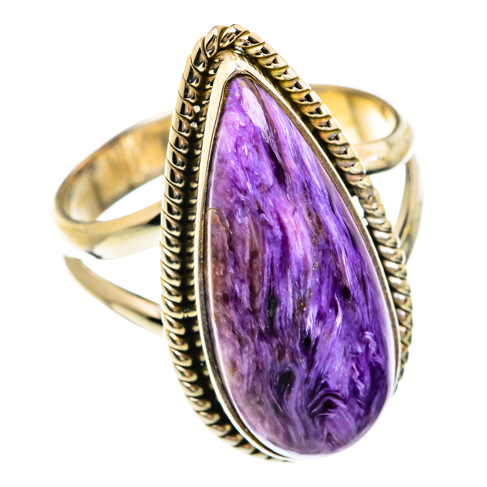 Charoite Rings handcrafted by Ana Silver Co - RING74427