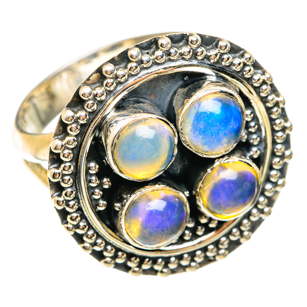 Ethiopian Opal Rings handcrafted by Ana Silver Co - RING74443