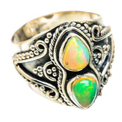 Ethiopian Opal Rings handcrafted by Ana Silver Co - RING74444