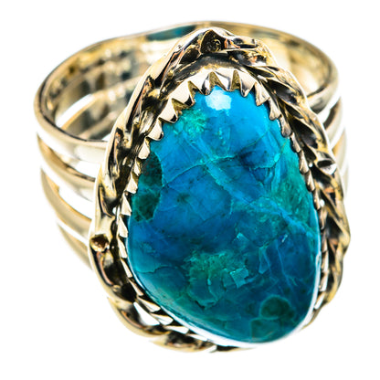 Chrysocolla Rings handcrafted by Ana Silver Co - RING74445