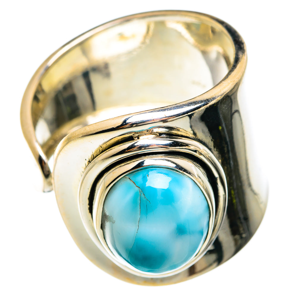 Larimar Rings handcrafted by Ana Silver Co - RING74447